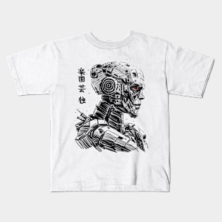 Sketch robot Kids T-Shirt